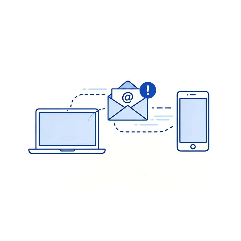 Ilustração de um envelope de notificação de match